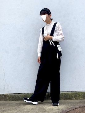 「JOURNAL STANDARD relume（ジャーナルスタンダード　レリューム）のアイテム（オールインワン・サロペット）」を使った、n*さん（レディース・162cm）の秋コーディネート