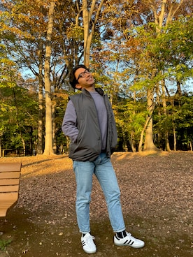 「OLIVER PEOPLES」｜koheiさん（メンズ・177cm）の秋コーディネート