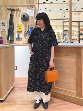 「PAR ICI（パーリッシィ）のアイテム（ワンピース）」を使った、PAR ICIさん（レディース・156cm）の春コーディネート