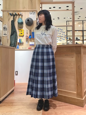 「アイテム（付け襟）」を使った、PAR ICIさん（レディース・156cm）の秋コーディネート