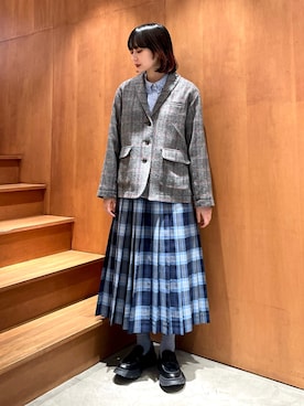 「PAR ICI（パーリッシィ）のアイテム（ジャケット/アウター）」を使った、PAR ICIさん（レディース・158cm）の秋コーディネート