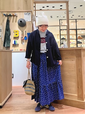 「PAR ICI（パーリッシィ）のアイテム（財布/小物）」を使った、PAR ICIさん（レディース・158cm）の春コーディネート