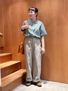 「PAR ICI（パーリッシィ）のアイテム」を使った、PAR ICIさん（レディース・153cm）の春コーディネート