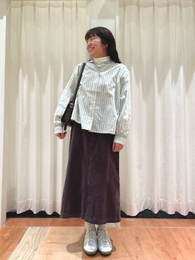 「PAR ICI（パーリッシィ）のアイテム（バッグ）」を使った、PAR ICIさん（レディース・153cm）の冬コーディネート