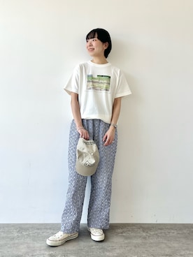 「PAR ICI」｜PAR ICIさん（レディース・154cm）の夏コーディネート