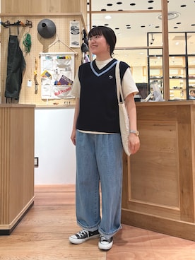 「PAR ICI（パーリッシィ）のアイテム」を使った、PAR ICIさん（レディース・156cm）の春コーディネート