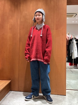 「PAR ICI（パーリッシィ）のアイテム（ニット/セーター）」を使った、PAR ICIさん（レディース・150cm）の冬コーディネート