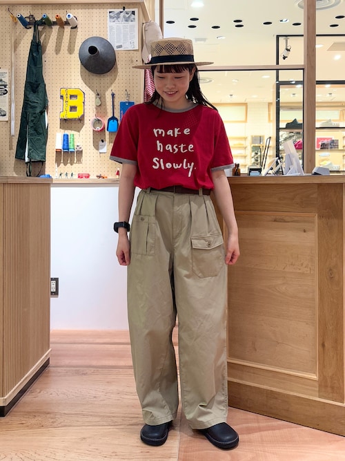 parici カーゴパンツ　カーキ ギャバ ミリタリーパンツ（その他パンツ）｜PAR ICI