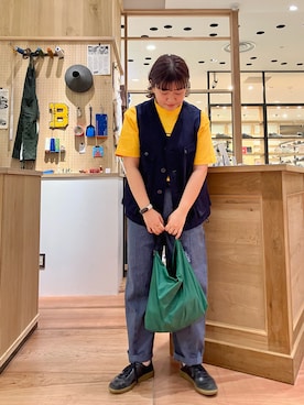 「PAR ICI（パーリッシィ）のアイテム（ベスト）」を使った、PAR ICIさん（レディース・158cm）の春コーディネート