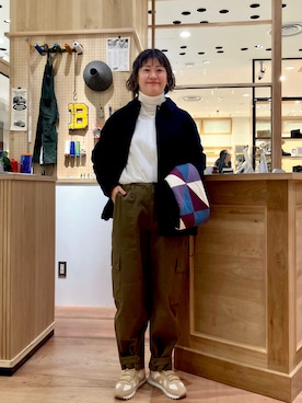 「PAR ICI（パーリッシィ）のアイテム（ニット/セーター）」を使った、PAR ICIさん（レディース・153cm）の冬コーディネート