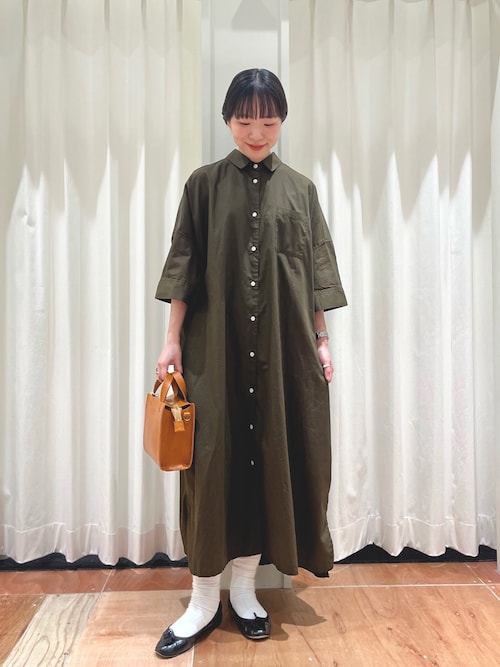 ブロード BIGシャツワンピース（シャツワンピース）｜PAR ICI