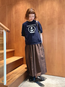 「マリン」｜PAR ICIさん（レディース・150cm）の夏コーディネート