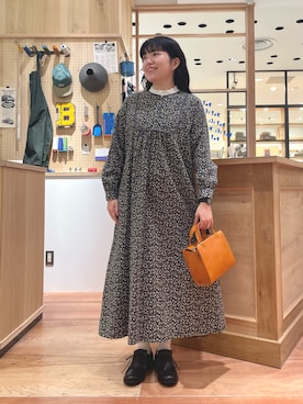 「PAR ICI（パーリッシィ）のアイテム（ワンピース）」を使った、PAR ICIさん（レディース・156cm）の秋コーディネート