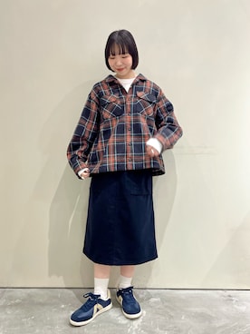 「PAR ICI」｜「アイテム（ジャケット/アウター）」を使った、PAR ICIさん（レディース・154cm）の秋コーディネート