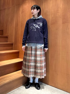 「PAR ICI（パーリッシィ）のアイテム」を使った、PAR ICIさん（レディース・160cm）の秋コーディネート