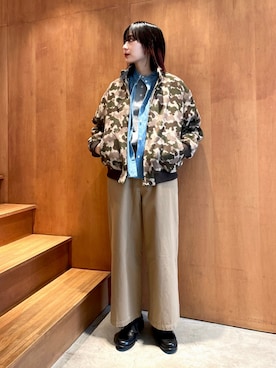 「PAR ICI（パーリッシィ）のアイテム（ジャケット/アウター）」を使った、PAR ICIさん（レディース・158cm）の秋コーディネート