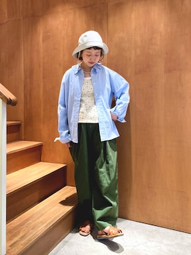 「PAR ICI（パーリッシィ）のアイテム（帽子）」を使った、PAR ICIさん（レディース・150cm）の秋コーディネート