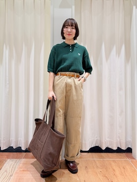 「PAR ICI（パーリッシィ）のアイテム」を使った、PAR ICIさん（レディース・154cm）の春コーディネート