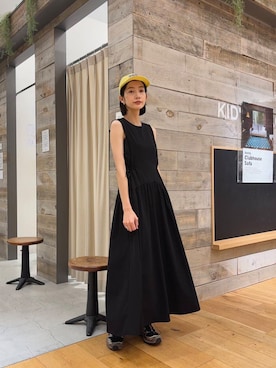 「フェスコーデ」｜「アイテム（ワンピース/ドレス）」を使った、山口悠さん（レディース・160cm）の夏コーディネート