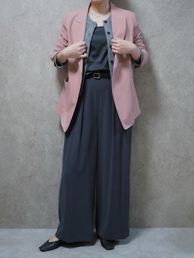 「RANDA（ランダ）のアイテム」を使った、Riiさん（レディース・165cm）の春コーディネート