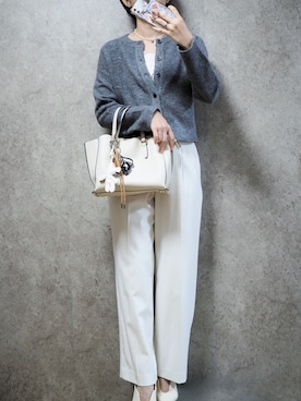 「アイテム（キャミソール）」を使った、Riiさん（レディース・165cm・30代）の秋コーディネート