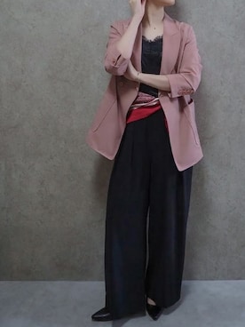 「no brand（ノーブランド）のアイテム」を使った、Rii.c さん（レディース・165cm）の秋コーディネート