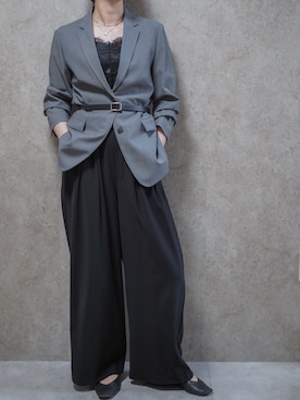 「RANDA（ランダ）のアイテム（シューズ）」を使った、Riiさん（レディース・165cm）の春コーディネート