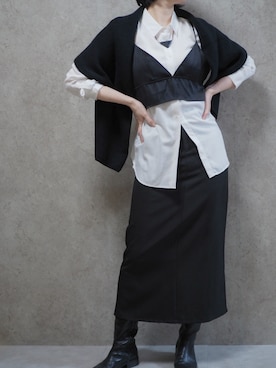 「TOGA PULLA（トーガ　プルラ）のアイテム」を使った、Riiさん（レディース・165cm）の春コーディネート