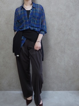「menue（メヌエ）のアイテム」を使った、Rii.c さん（レディース・165cm）の秋コーディネート