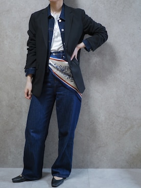 「RANDA（ランダ）のアイテム」を使った、Riiさん（レディース・165cm）の春コーディネート