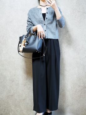 「アイテム（キャミソール）」を使った、Riiさん（レディース・165cm・30代）の秋コーディネート