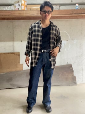 「AURALEE」｜24さん（メンズ・170cm）の夏コーディネート