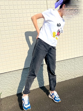 「ミッキーT」｜zooさん（レディース・155cm）の夏コーディネート