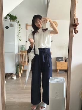 「アイテム（その他トップス）」を使った、ちはやさん（レディース・166cm・20代）の夏コーディネート
