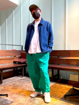 「ami（アミ）のアイテム」を使った、Munehiro.Tさん（メンズ・170cm）の春コーディネート