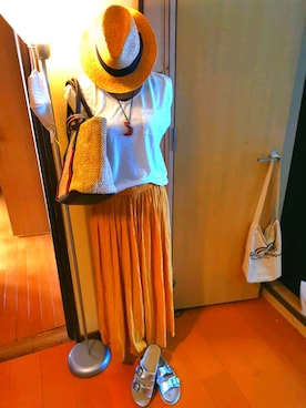 Uniqlo ユニクロ のかごバッグを使った人気ファッションコーディネート Wear