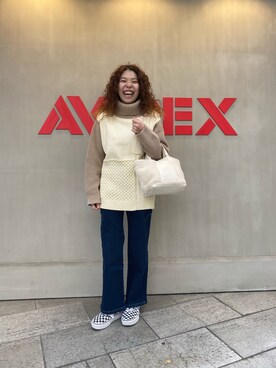 「ニット/セーター」｜HYOGOさん（レディース・155cm）の秋コーディネート