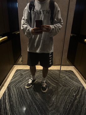 「WTAPS（ダブルタップス）のアイテム」を使った、Tetsuさん（メンズ・183cm）の春コーディネート