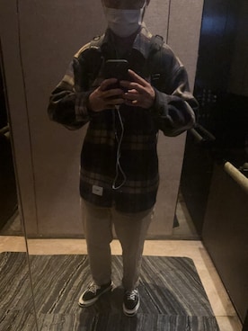 「WTAPS（ダブルタップス）のアイテム」を使った、Tetsuさん（メンズ・183cm）の春コーディネート