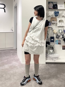 「アイテム（ワンピース）」を使った、ɐʞnɹɐɥさん（レディース・165cm）の夏コーディネート