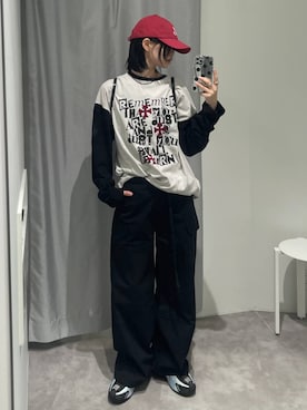 「アイテム（帽子）」を使った、ɐʞnɹɐɥさん（レディース・165cm・20代）の夏コーディネート