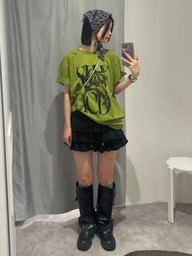 「アイテム（スカート）」を使った、ɐʞnɹɐɥさん（レディース・165cm・20代）の夏コーディネート