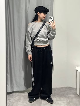 「アイテム（スウェット）」を使った、ɐʞnɹɐɥさん（レディース・165cm・20代）の秋コーディネート