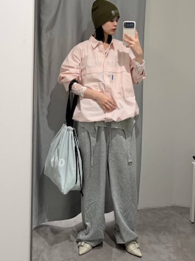 「ALAND（エーランド）のアイテム」を使った、ɐʞnɹɐɥさん（レディース・165cm）の冬コーディネート