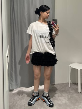 「DEARSTALKER（ディアストーカー）のアイテム」を使った、ɐʞnɹɐɥさん（レディース・165cm）の夏コーディネート