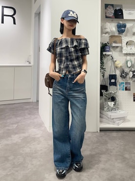 「アイテム（雑貨/ホビー）」を使った、ɐʞnɹɐɥさん（レディース・165cm）の夏コーディネート