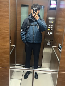 「アイテム（フォーマルスーツ/小物、ブルー系）」を使った、もんぎ たっくとさん（メンズ・177cm）の春コーディネート