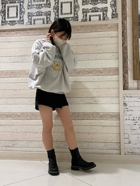 「チェルシーブーツ」｜ORientalTRaffic ルミネエスト新宿店さん（レディース・159cm）の秋コーディネート