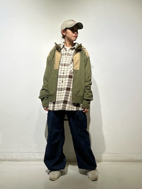 「大人カジュアルコーデ」｜「アイテム（パーカー）」を使った、Yasさん（レディース・156cm）の夏コーディネート