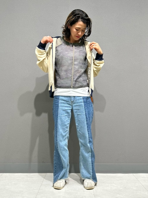 セール】MESH CAMO PRINT TOPS/メッシュカモ プリントトップス